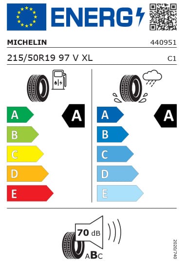 Kia Tyre Label - michelin